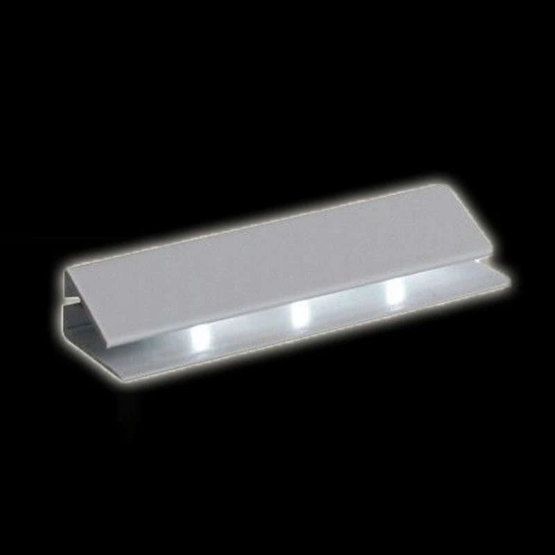 LED CLIP als Glaskantenbeleuchtung (warm-weiß) + 2m Anschlußleitung (Glasplatte) - Bild 1 von 1