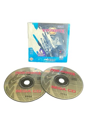 Prize Fighter Sega CD Game 2 Disc Set In Cardboard Sleeve Retro Boxing Arcade