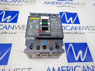 SQUARE D GJL36015M03 15 amp PowerPact Motor Circuit Protector 3P 600V