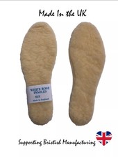 LADIES MENS FLEECE SHOE SLIPPER INSOLES SIZE UK 9