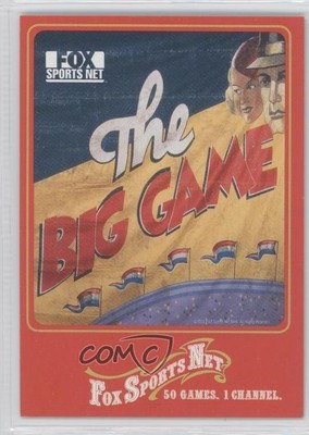 2002 Fox Sports Net Anaheim Angels The Big Game #BIGA 0q3