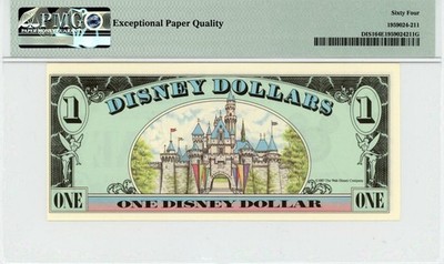 1987 $1 Disney Dollar Mickey PMG 64 EPQ (DIS1) | eBay