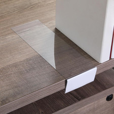 15 Pieces Moveable Shelf Label Holders Clear Shelves Tags Moveable Library Marke