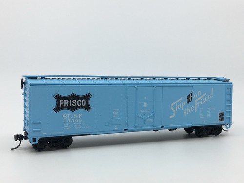 HO Roundhouse Frisco 50’ puerta enchufable Boxcar SLSF #15568 | Condition: Used