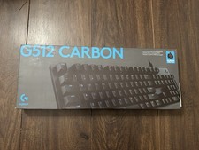 New Logitech G512 CARBON RGB Mechanical Gaming Keyboard with GX Brown Switches