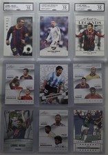 Messi Ronaldo Maradona Pele Yamal Lot CCG 10 Slabs Leaf Soccer Cards 🔥