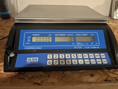 Uline Economy Counting Scale - 60 lbs x .002 lb With Battery