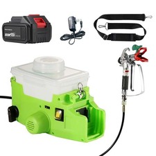 Cordless Airless Paint Sprayer, 500W High Efficiency BatterySpray Gun 4000mAh