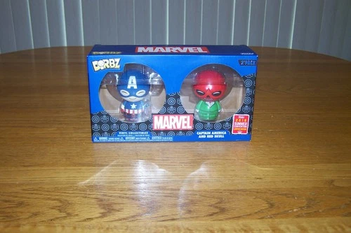 MARVEL FUNKO DORBZ CAPTAIN AMERICA & RED SKULL LIMITED EDITION 2 PACK  2018