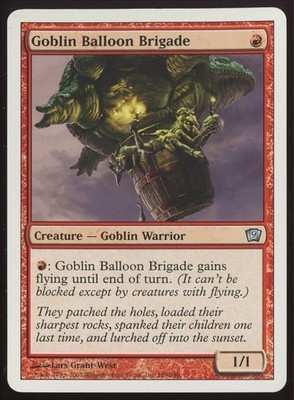 MTG 9th Edition Goblin Balloon Brigade #189 Uncommon