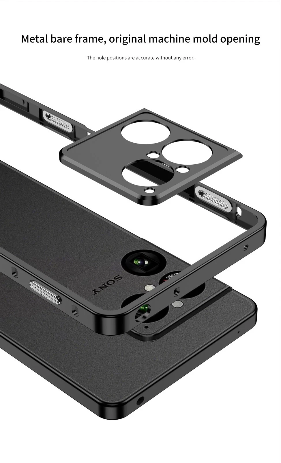Aluminum Alloy Frame Bumper For Sony Xperia 1 Viii 2026 Metal Lens Cover - Picture 8 of 20