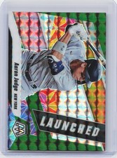 2021 Panini Mosaic #L2 Aaron Judge Launched Green Mosaic