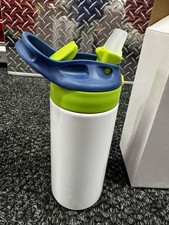 Insulated Kids Stainless Steel Sippy Cup Tumbler 12-Oz - Blue-Green