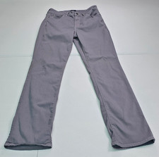 NYDJ Not Your Daughters Jeans Marilyn Straight Lift Tuck Stretch Gray Size 10