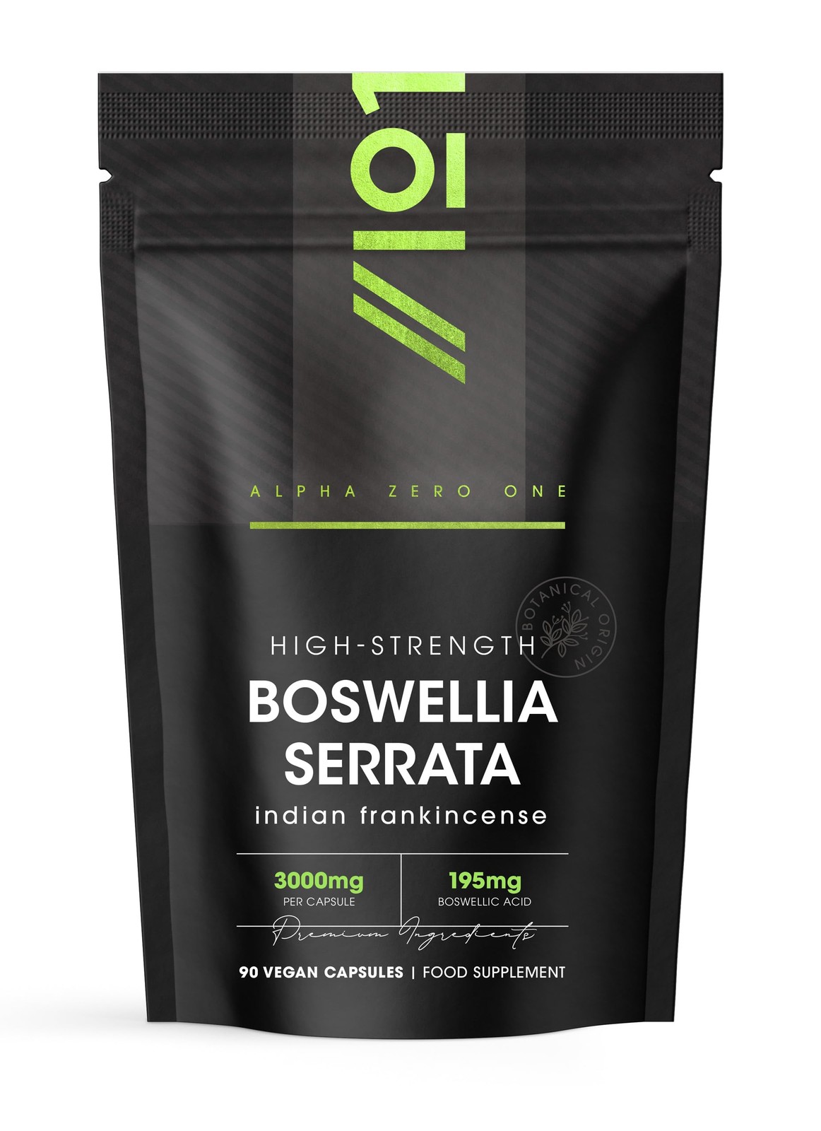 Boswellia Serrata Extract 3000mg – 65% Boswellic Acid 1 count (Pack of 90)