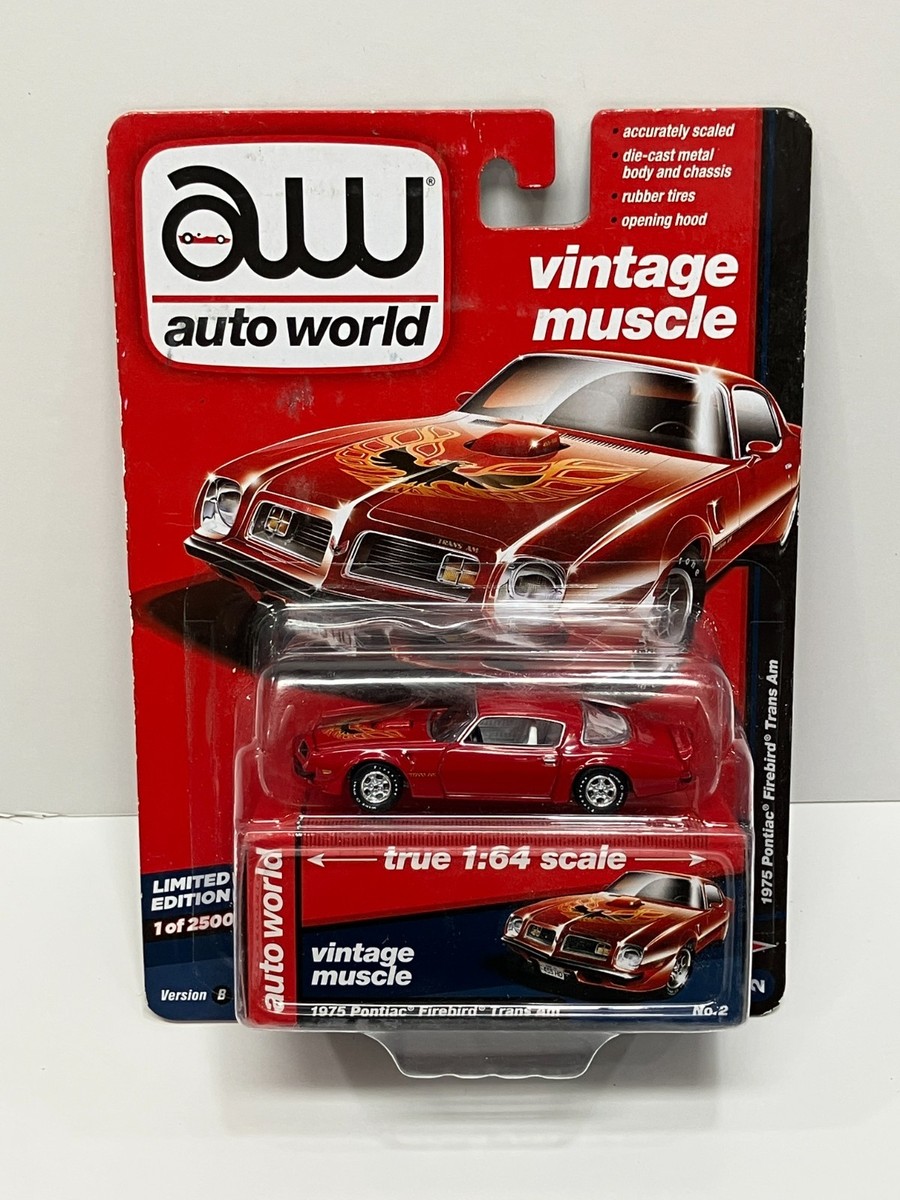 オートワールド　レア！ウルトラレッド！　ポンティアック　ファイアーバード　T/A AW Auto World 1975 Pontiac Firebird Trans Am Red Limited Edition 1