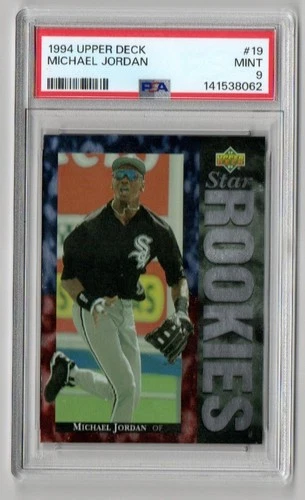 Michael Jordan - 1994 Upper Deck SP  “Star Rookies” Baseball PSA 9 Mint Rare!!