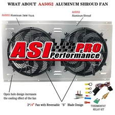 For 1988-1999 CHEVY GMC C K C1500,C2500/C3500 Aluminum Radiator Shroud Fan Relay