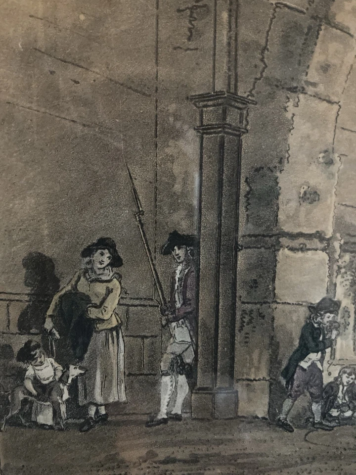 Thomas Palser nach Thomas Sandby Original antiker Gravur Windsor Castle 1812 - Bild 3 von 4