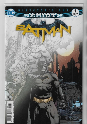 BATMAN # 1_DIRECTORS CUT FADE VARIANT_DC UNIVERSE REBIRTH_75 CENT SALE_NEAR MINT