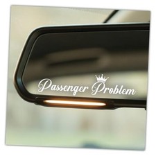  3 Pcs Passenger Problem Mirror Sticker Funny Car Rear View Mirror Vinyl