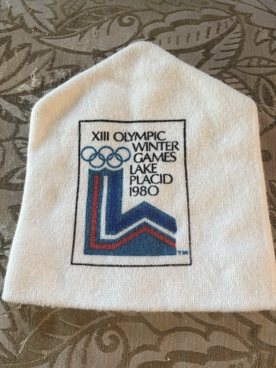 White One Size Lake Placid 1980 Olympics Fan Apparel & Souvenirs
