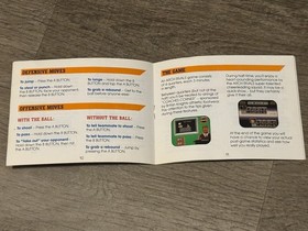 Arch Rivals Instruction Manual Only Nintendo Nes Authentic Good Shape