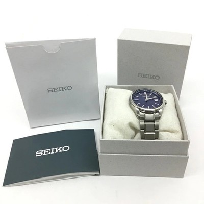 [B1R] Seiko Spirit SBTM339 Solar Radio Wave Black Dial Men's Watch [w4p]