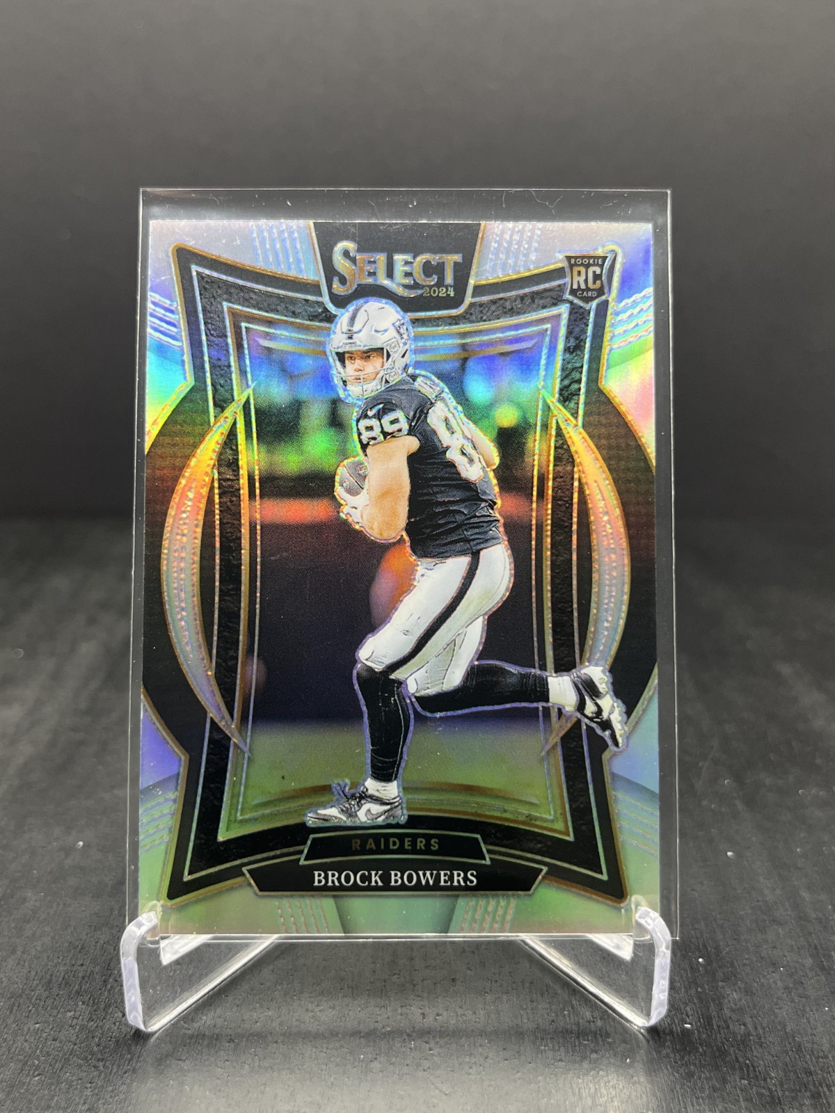 2024 Panini Select Football Brock Bowers RC Rookie Concourse Silver #31