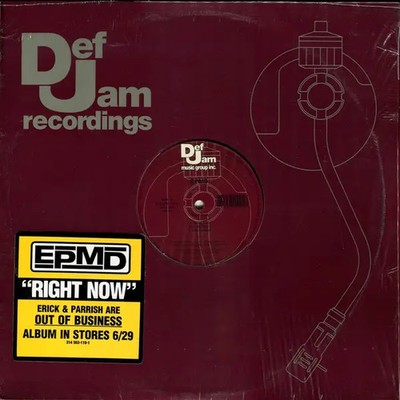 Epmd Right Now STILL SEALED Vinyl Single 12inch NEW OVP Def Jam