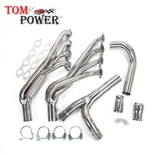 Stainless Long Tube Headers w/ 3" Y-Pipe Kit for Chevy GMC 1500 2014–2017 V8