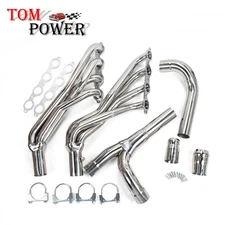 Stainless Long Tube Headers w/ 3" Y-Pipe Kit for Chevy GMC 1500 2014–2017 V8