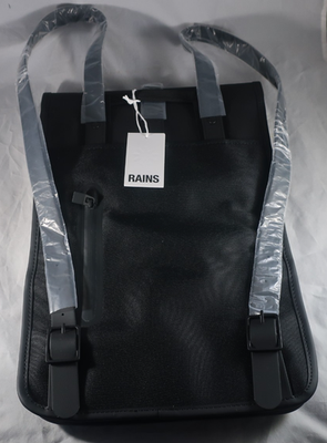 RAINS Backpack Mini - Black Waterproof Unisex - Fits 13" Laptop - NEW | eBay