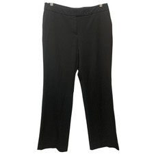 Talbots Petites Signature Boot Pants Black Stretch Work Office Size 10p