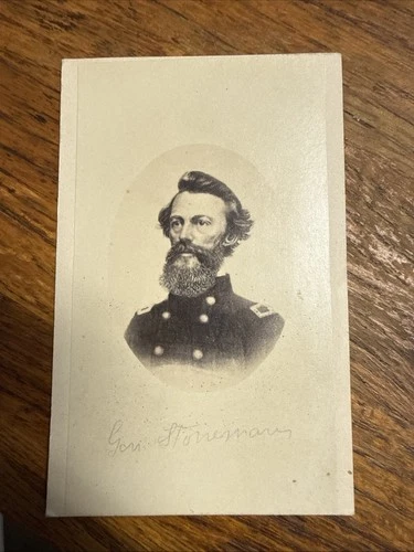 Civil War Union Cavalry General George Stoneman CDV Photo Governor California