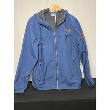 Columbia Blue Hooded Lightweight Women's Windbreaker Size M. Great for Spring
