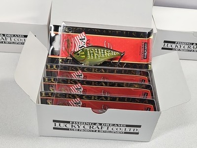 (4) Discontinued Lucky Craft LV RTO-250...Ghost Northern Pike...Dealer Box...NOS