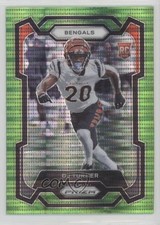 2023 Panini Prizm Rookies Neon Green Pulsar Prizm DJ Turner #319 1g2w