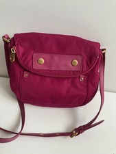 Marc by Marc Jacobs Preppy Natasha Nylon Crossbody Bag used hot pink 