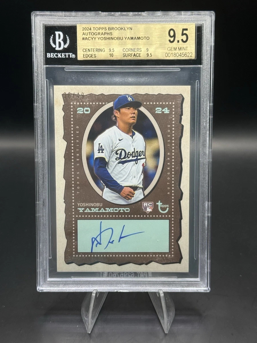 2024 Topps Brooklyn Collection - Yoshinobu Yamamoto #AC-YY for