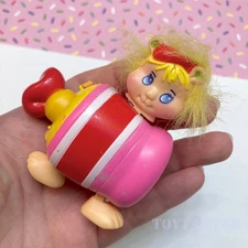 VTG SWEETS SECRETS Stationery Galoob Rare Tape Measure Bear Mini Doll 80s *flaws