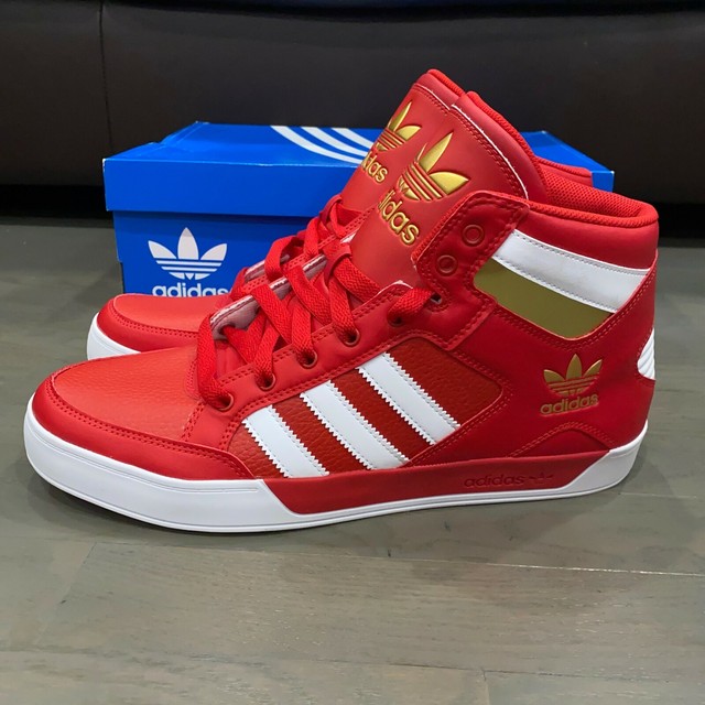 red white and gold adidas