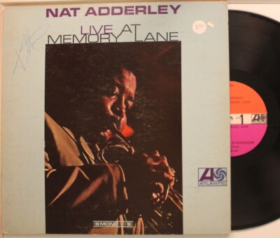Nat Adderley Lp Live An Memory Lane Auf Atlantic - Vg+ / Vg+