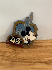 Disney 45th Anniversary The Magic Kingdom Mickey Mouse Magnet 3-D