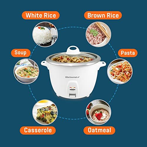 electric rice cooker with steel inner pot