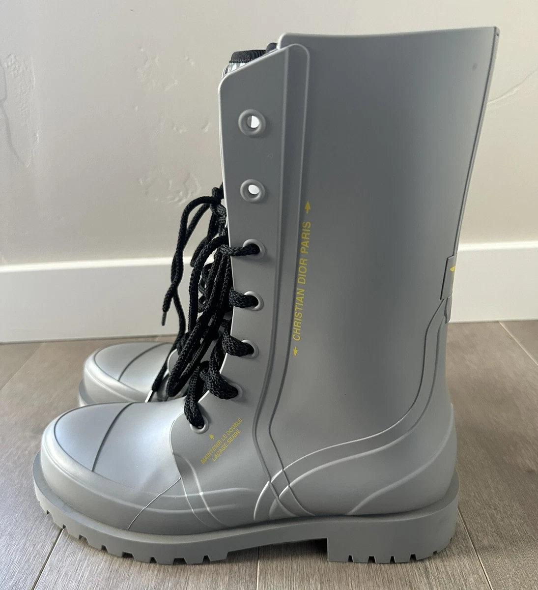 Dior Rubber Boots Beige