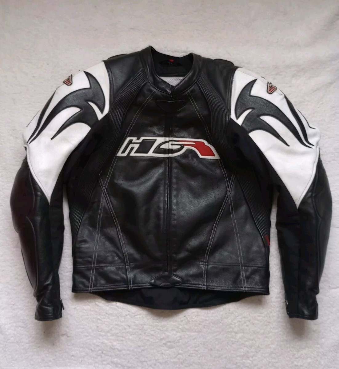 Hein Gericke Motorcycle Leather Jacket, Safe with Hiprotec Size