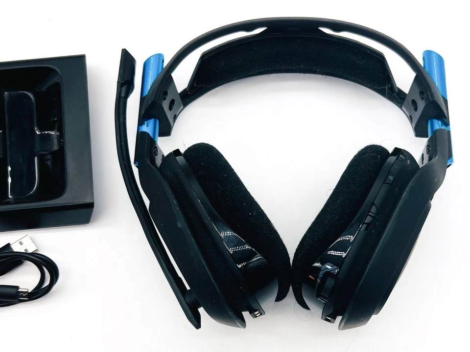 ASTRO Gaming A50 Wireless Dolby Gaming Headset For PS4/PC - Black/Blue READ DESC - Image 2 of 4