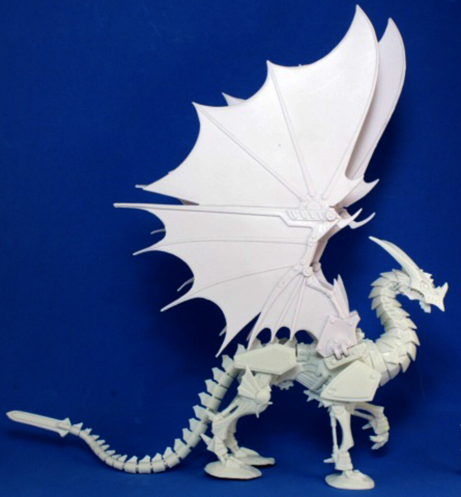 Figurine dragon mécanique WYRMGEAR 77177 en polymère détaillé