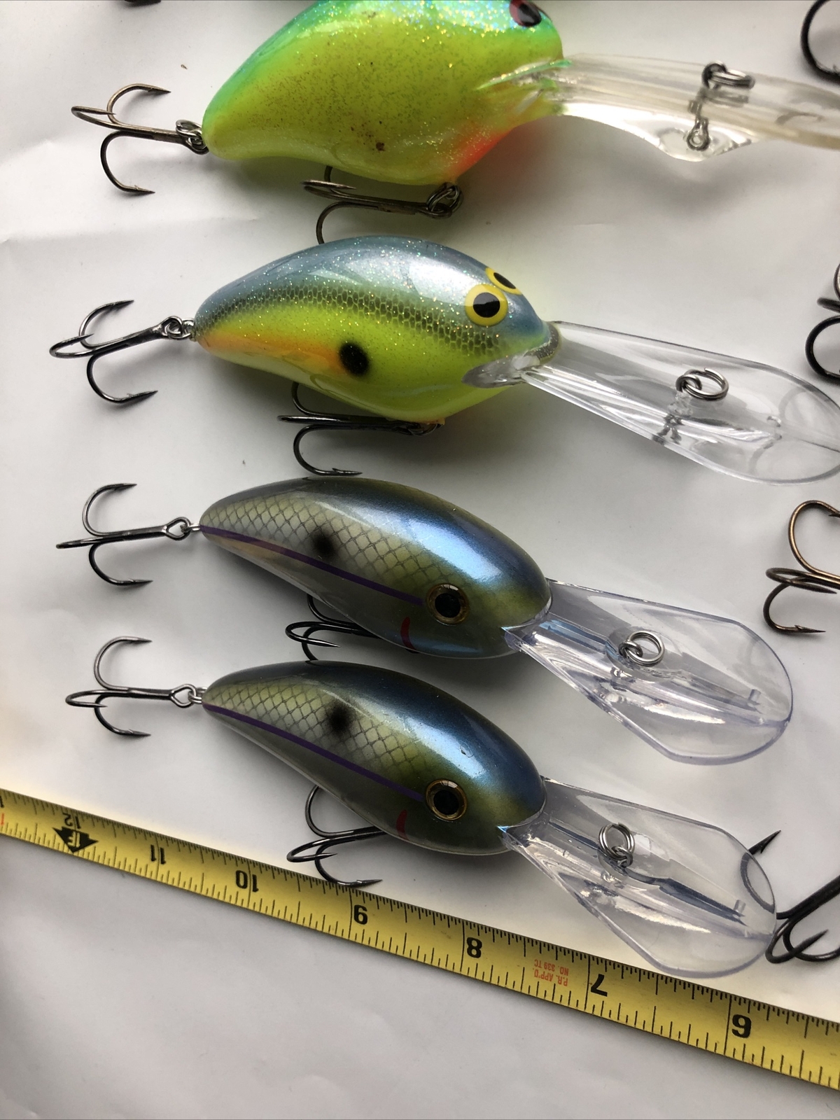 Strike King Bomber Norman Manns Deep Diving Crankbait Fishing Lure Lot Of 10 S10 - Image 3